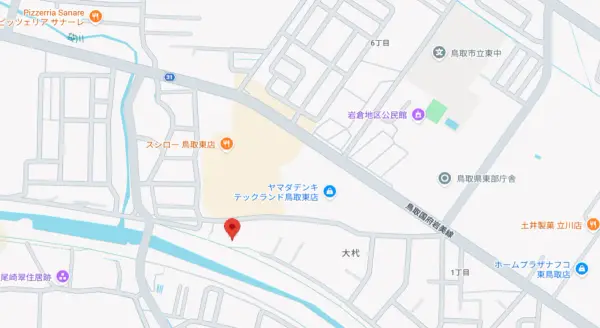 ちびっこセンター周辺の地図プレビュー